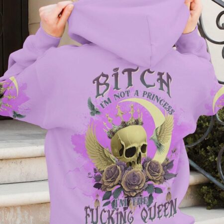 I'M THE F QUEEN SKULL MOON ALL OVER PRINT - TLNT2404231