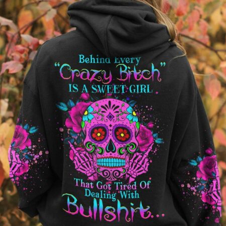 BEHIND CRAZY B IS A SWEET GIRL ALL OVER PRINT - YHHG2803232