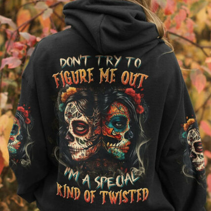 DON'T TRY TO FIGURE ME OUT SUGAR SKULL ALL OVER PRINT - TLNZ1004231