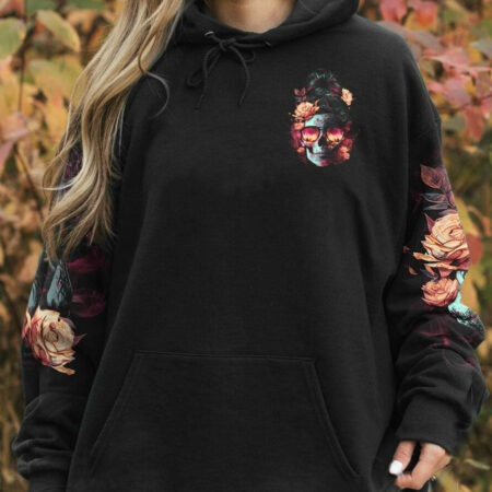 BUCKLE UP BUTTERCUP SKULL ALL OVER PRINT - TLTR1304231