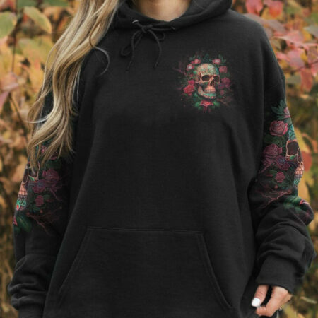 I AM THE STORM SKULL ROSE ALL OVER PRINT - YHDU1704231