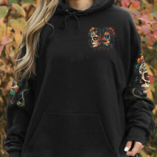 DON'T TRY TO FIGURE ME OUT SUGAR SKULL ALL OVER PRINT - TLNZ1004231