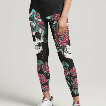 BUCKLE UP BUTTERCUP FLOWER SKULL ALL OVER PRINT - TLTR1804231