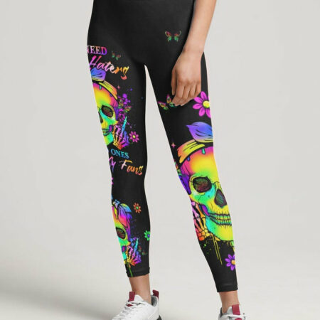 I NEED NEW HATERS COLORFUL SKULL ALL OVER PRINT - YHLN1904232