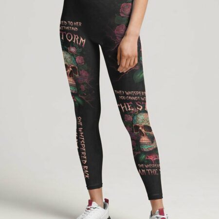 I AM THE STORM SKULL ROSE ALL OVER PRINT - YHDU1704231