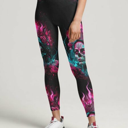 I'M THE F QUEEN SUGAR SKULL ALL OVER PRINT - TLTW0604231