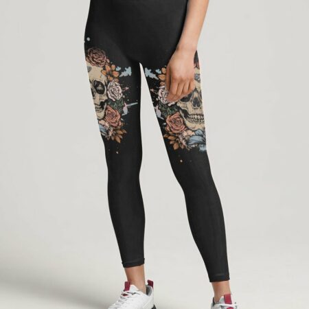 LOVE ME LIKE MY DEMONS DO SKULL ALL OVER PRINT - YHHG2003232