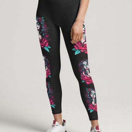 JUST A WOMAN WHO LOVES SKULLS AND HAS TATTOOS ALL OVER PRINT - YHDU0604232