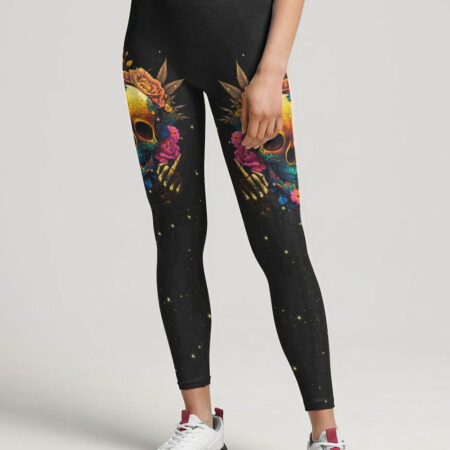 CAN YOU SEE THE F YOU FLOWER SKULL ALL OVER PRINT - TLNT1704233