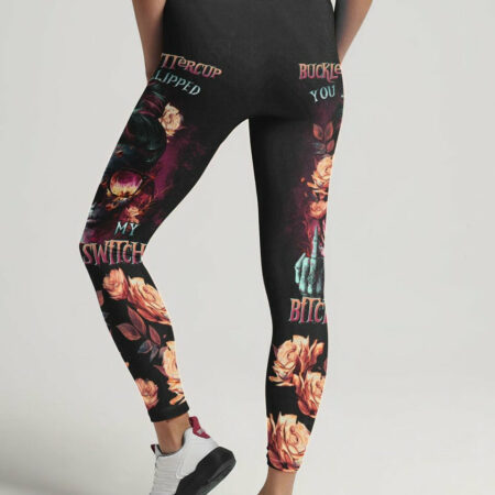 BUCKLE UP BUTTERCUP SKULL ALL OVER PRINT - TLTR1304231