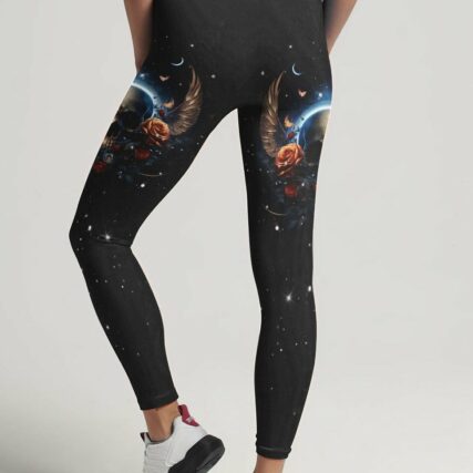 HELLO DARKNESS MY OLD FRIEND SKULL WINGS MOON ALL OVER PRINT - TLNT2604231