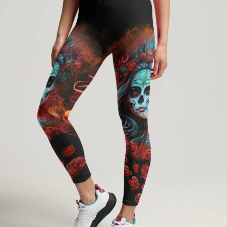 I'M THE F QUEEN SUGAR SKULL ALL OVER PRINT - TLTR0504232