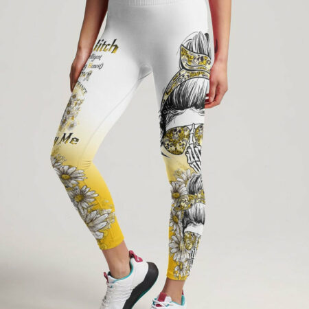 I'M A B DON'T TRY ME MESSY BUN DAISY ALL OVER PRINT - TLNO1704232