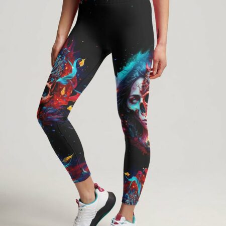 DON'T TRY TO FIGURE ME OUT SKULL GIRL ALL OVER PRINT - TLTW0404232