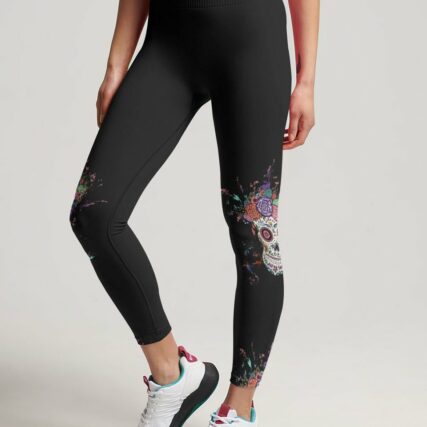 INKED MAMA FLOWER SUGAR SKULL ALL OVER PRINT - TLTW2302233