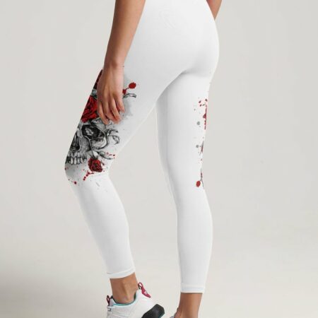 FRESH OUT OF F SKETCH ROSE SKULL ALL OVER PRINT - TLNZ0203235