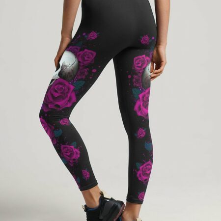 I KNOW MY LIMITS SKULL ROSE ALL OVER PRINT - YHHG0304232