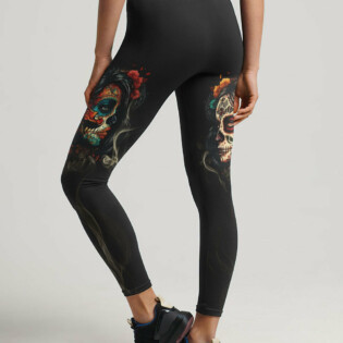 DON'T TRY TO FIGURE ME OUT SUGAR SKULL ALL OVER PRINT - TLNZ1004231