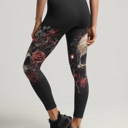 FRESH OUT OF F SKULL ROSE ALL OVER PRINT - TLNO0703232