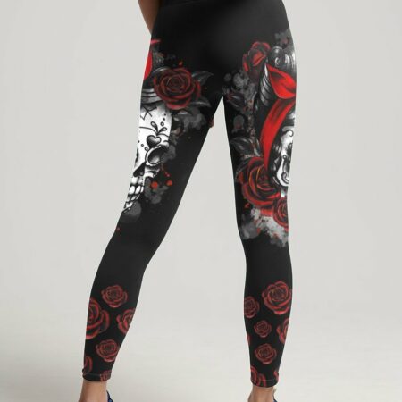 INKED MAMA TATOOED SKULL ALL OVER PRINT - TLTR2202234