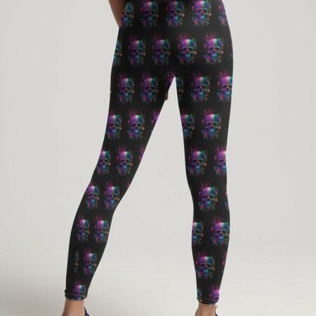 I AM WHO I AM COLORFUL SKULL ALL OVER PRINT - TLNZ2903234