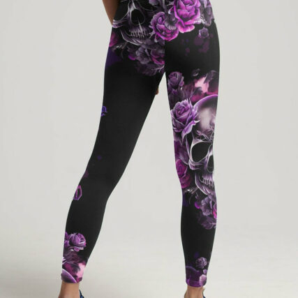 IN MY DEFENSE I WAS LEFT UNSUPERVISED SKULL ROSE MOON ALL OVER PRINT - TLTW1804234