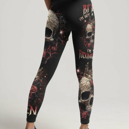 I'M THE F QUEEN ROSE SKULL ALL OVER PRINT - TLNO1804231