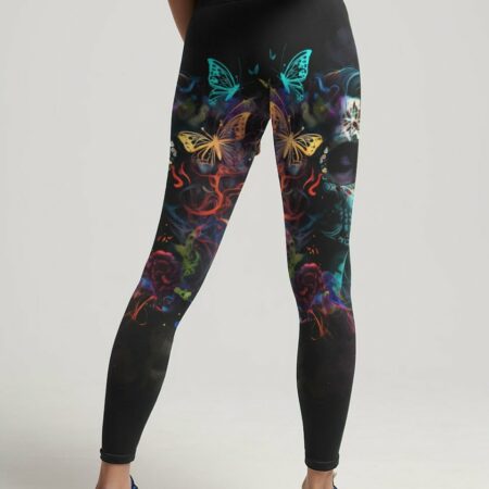 I AM WHO I AM I HAVE TATTOOS SUGAR SKULL ALL OVER PRINT - TLTM1402232