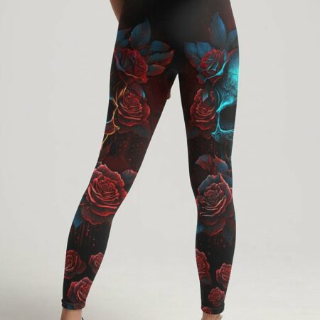 I HAVE 3 SIDES SKULL ROSES ALL OVER PRINT - TLTR2404232