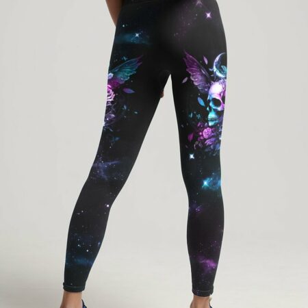 KARMA FAIRY SKULL WINGS ROSES ALL OVER PRINT - TLNZ2702234