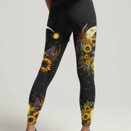 I DO WHAT I WANT CRESCENT MOON SUNFLOWER SKULL ALL OVER PRINT - TLTW2103236