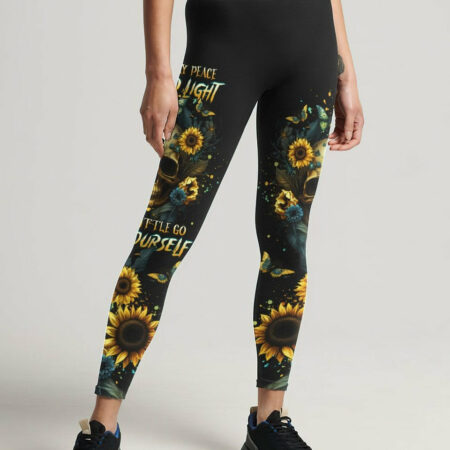 I'M MOSTLY PEACE LOVE AND LIGHT SUNFLOWER ALL OVER PRINT - YHHG1704231
