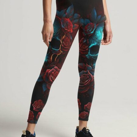I HAVE 3 SIDES SKULL ROSES ALL OVER PRINT - TLTR2404232