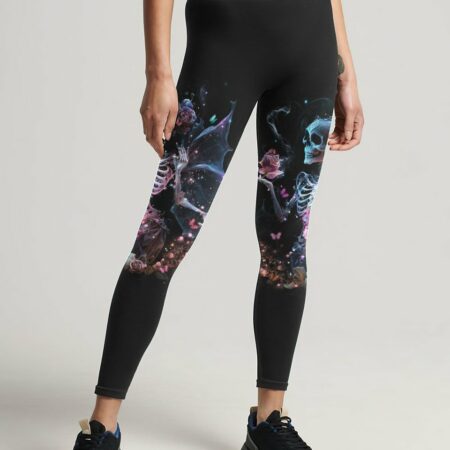 KARMA FAIRY SKULL SKELETON ROSE ALL OVER PRINT - YHHN1503234