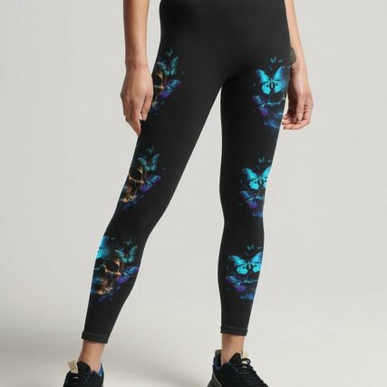 MY GIVE A F BUTTERFLY SKULL ALL OVER PRINT - TLNZ2903231