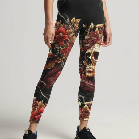 IF MY MOUTH DOESN'T SAY IT SKULL FLOWER ALL OVER PRINT - TLTW1204233