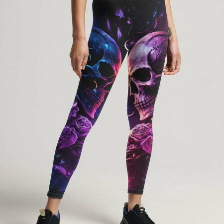 DON'T TRY TO FIGURE ME OUT SKULL ROSE ALL OVER PRINT - TLNZ0704233