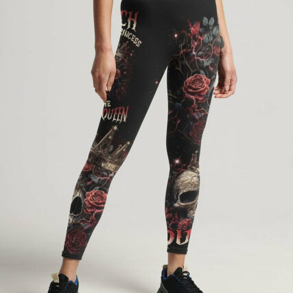 I'M THE F QUEEN ROSE SKULL ALL OVER PRINT - TLNO1804231