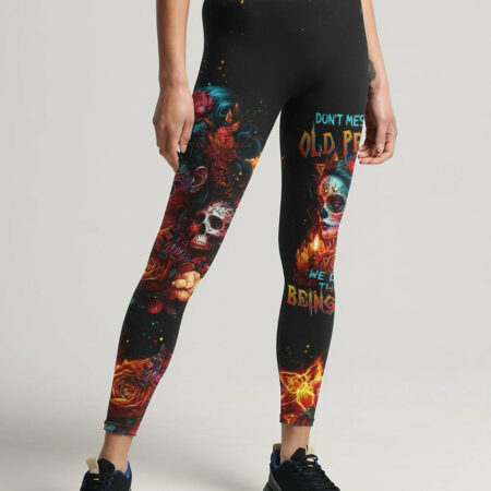 DON'T MESS WITH OLD PEOPLE SUGAR SKULL ALL OVER PRINT - TLTW1404231