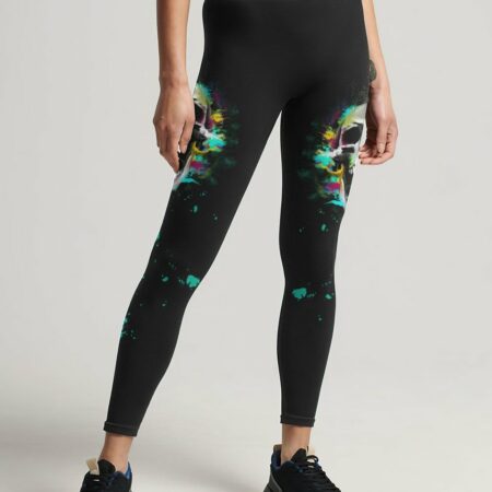 DON'T TRY TO FIGURE ME OUT COLORFUL SKULL ALL OVER PRINT - YHNT2803231