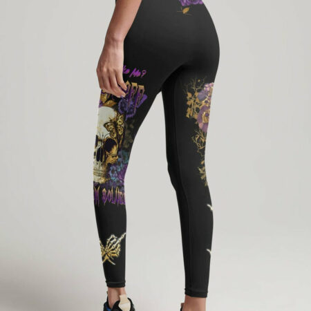 DON'T LIKE ME F OFF FLORAL SKULL ALL OVER PRINT - TLTW1804233