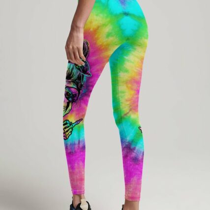I'M A B DON'T TRY ME TIE DYE SKULL ALL OVER PRINT - TLTW0504233