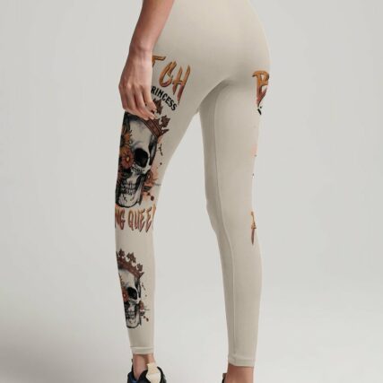 I'M THE F QUEEN FLORAL SKULL ALL OVER PRINT - TLNZ0405232