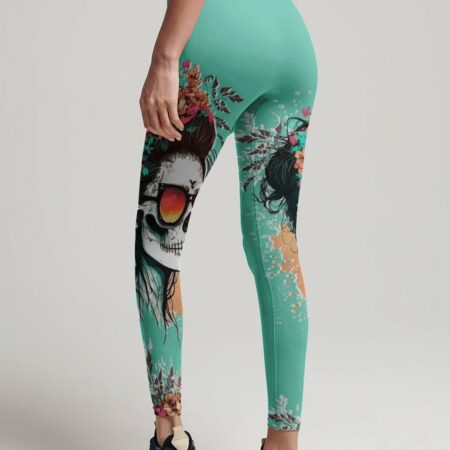 FRESH OUT OF F FLORAL MESSY BUN ALL OVER PRINT - TLTW2403234