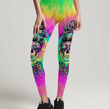 I'M A B DON'T TRY ME TIE DYE SKULL ALL OVER PRINT - TLTW0504233