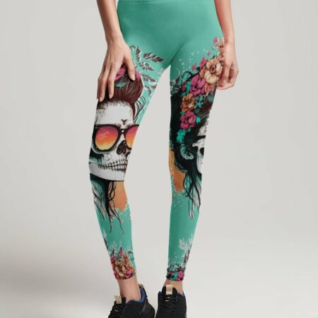 FRESH OUT OF F FLORAL MESSY BUN ALL OVER PRINT - TLTW2403234
