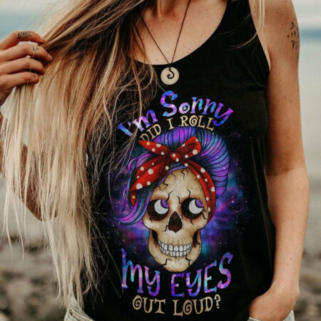 DID I ROLL MY EYES OUT LOUD MESSY BUN ALL OVER PRINT - TLNO0604231