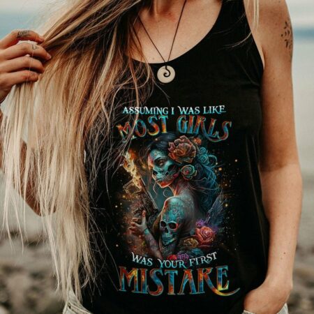 ASSUMING I WAS LIKE MOST GIRLS SUGAR SKULL G ALL OVER PRINT - TLTR0504231