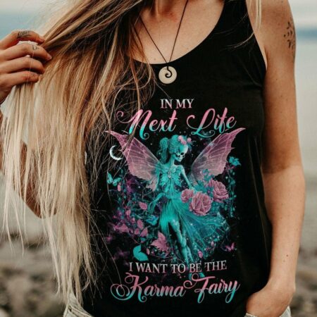 KARMA FAIRY SKULL SKELETON ROSE ALL OVER PRINT - YHHG2303233