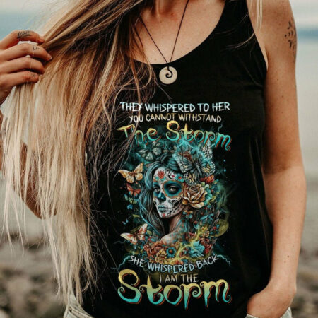 I AM THE STORM SUGAR SKULL GIRL ALL OVER PRINT - TLTR0604236